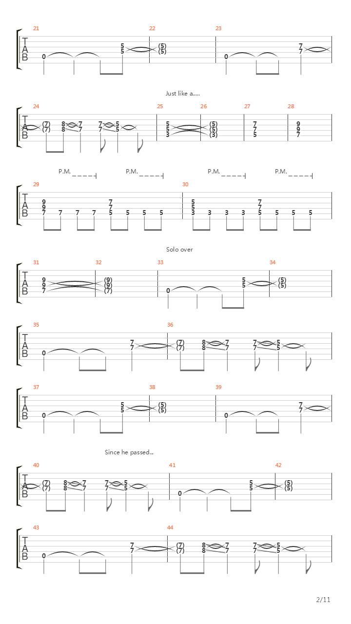 All Moving Parts Stand Still吉他谱