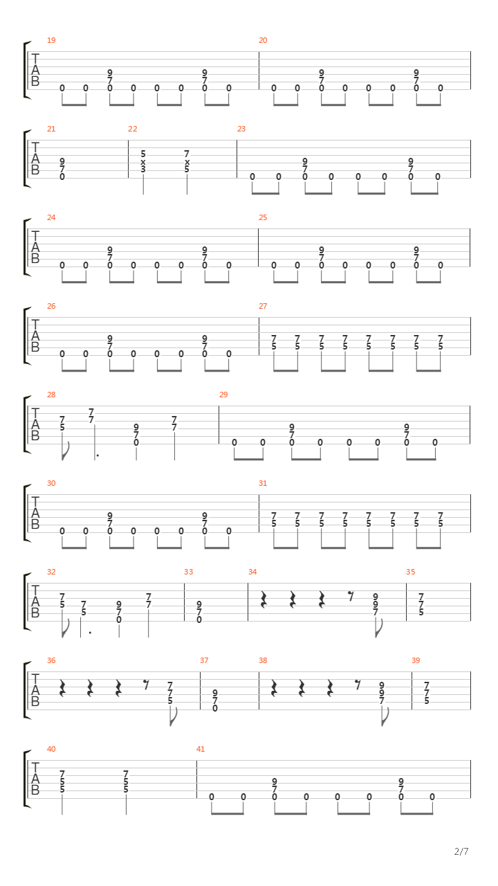 Paranoid (12)吉他谱