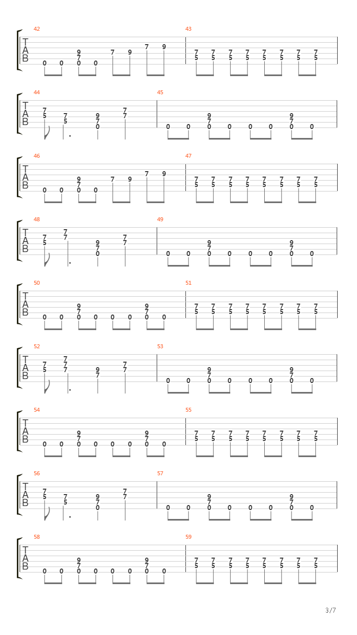 Paranoid (12)吉他谱