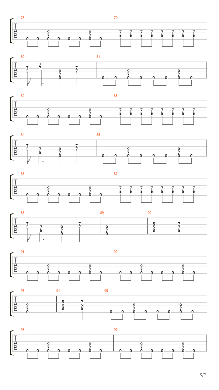 Paranoid (12)吉他谱