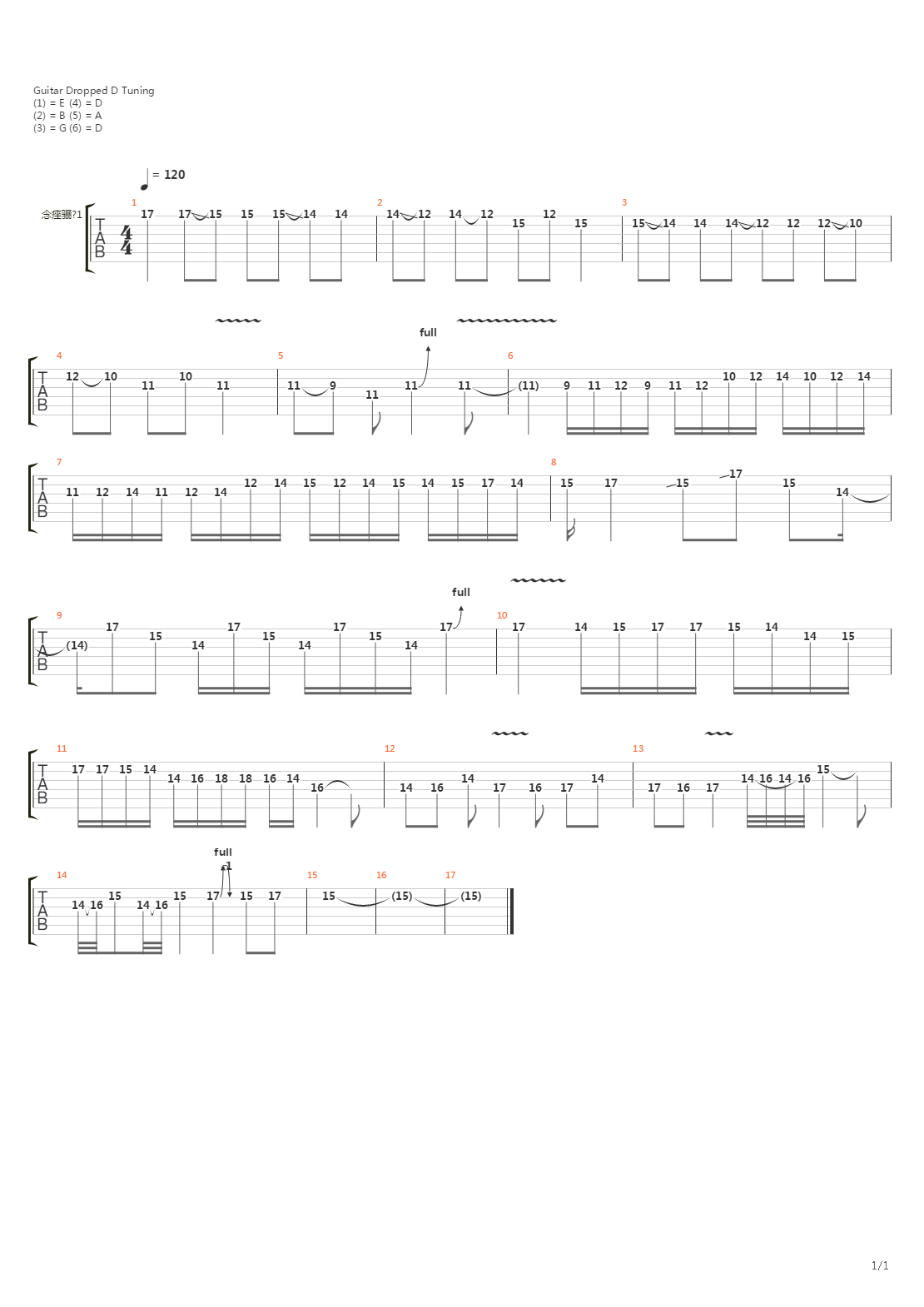 Lost It All (Guitar Solo)吉他谱