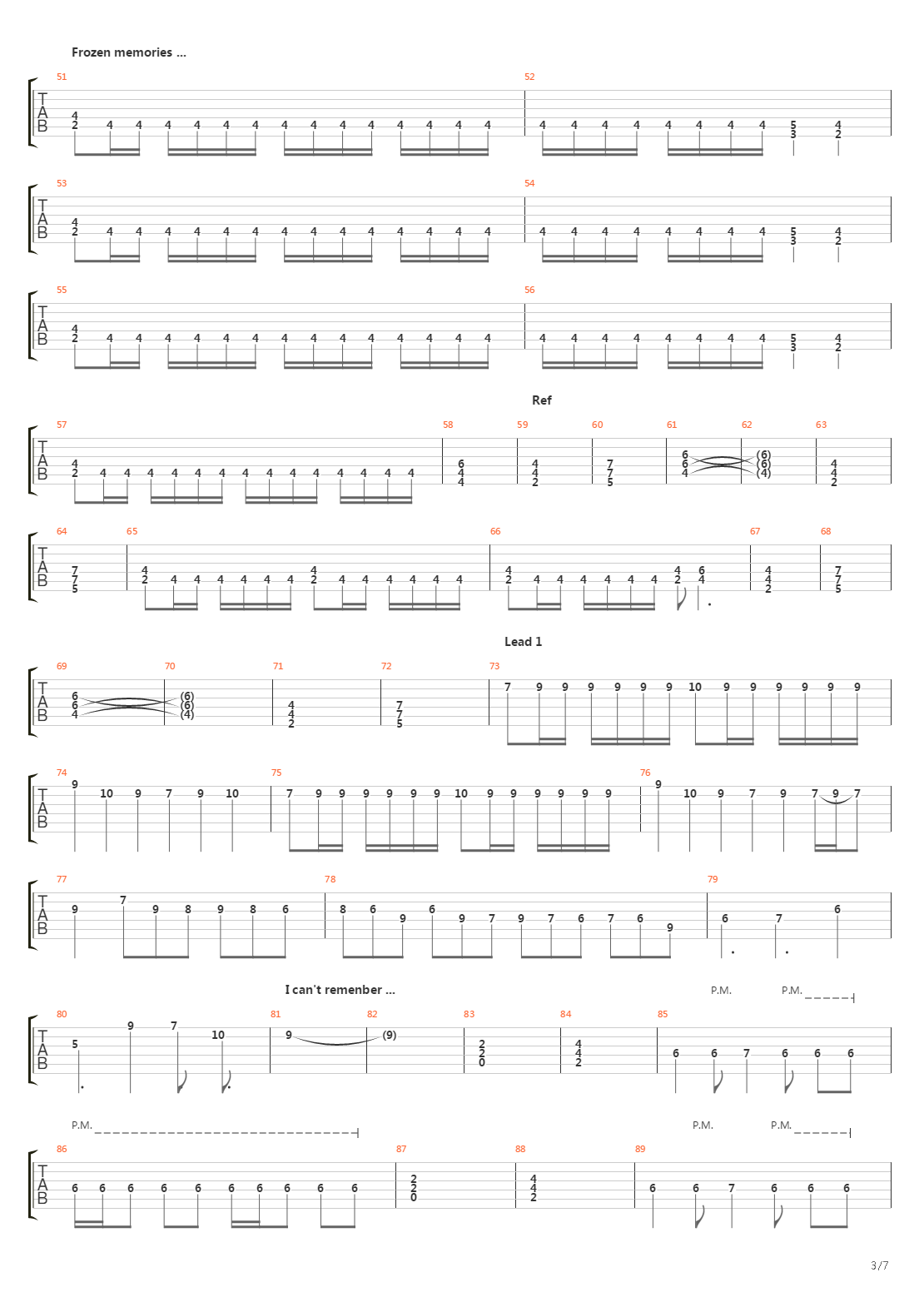 Journey Through The Dark吉他谱