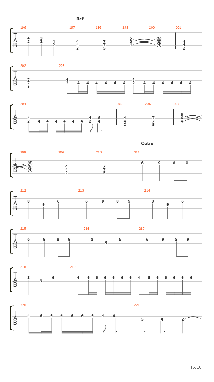 Journey Through The Dark吉他谱