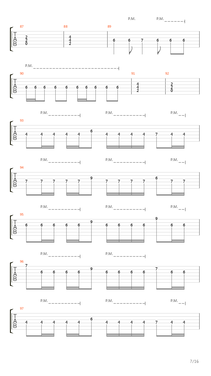 Journey Through The Dark吉他谱