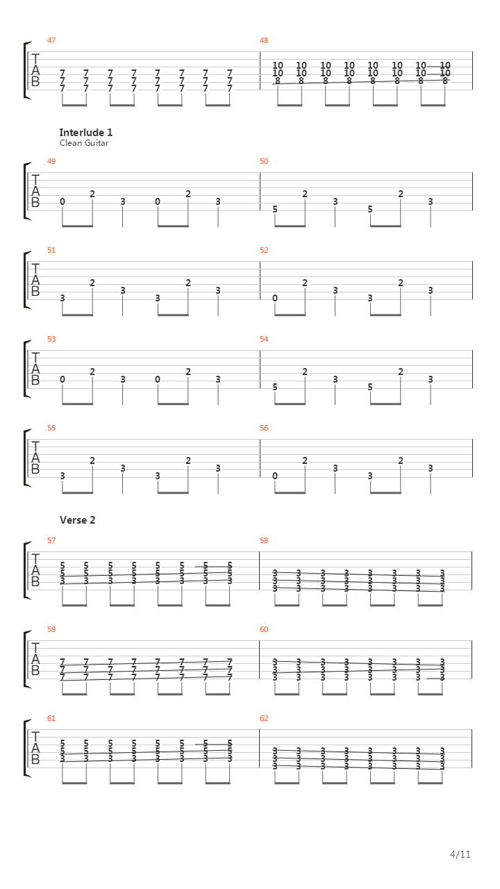 Adam's Song吉他谱