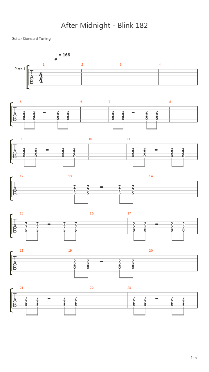 After Midnight吉他谱