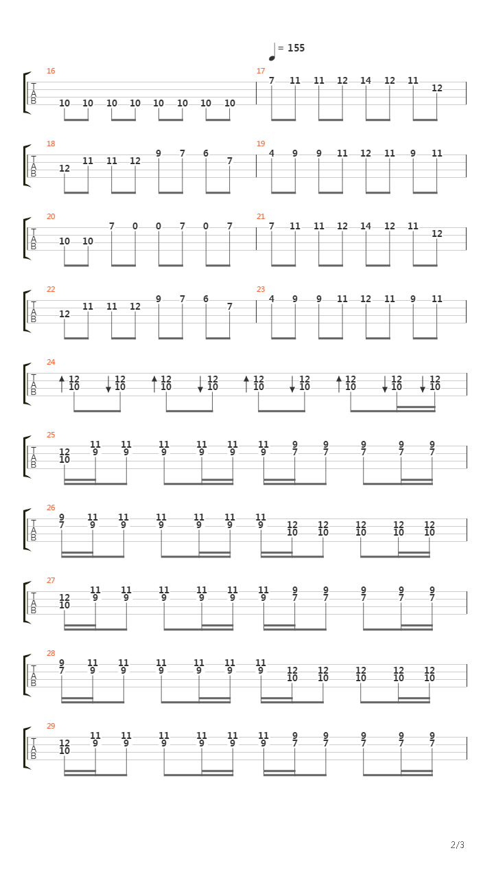 Carousel (Intro)吉他谱