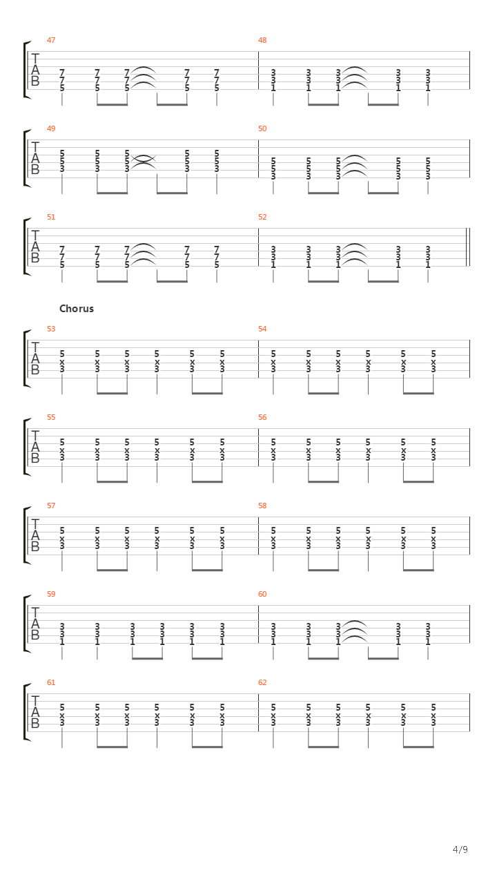 Dammit吉他谱