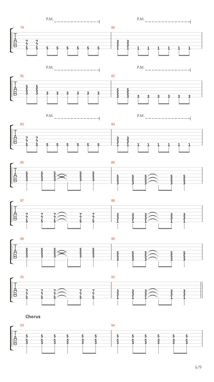 Dammit吉他谱