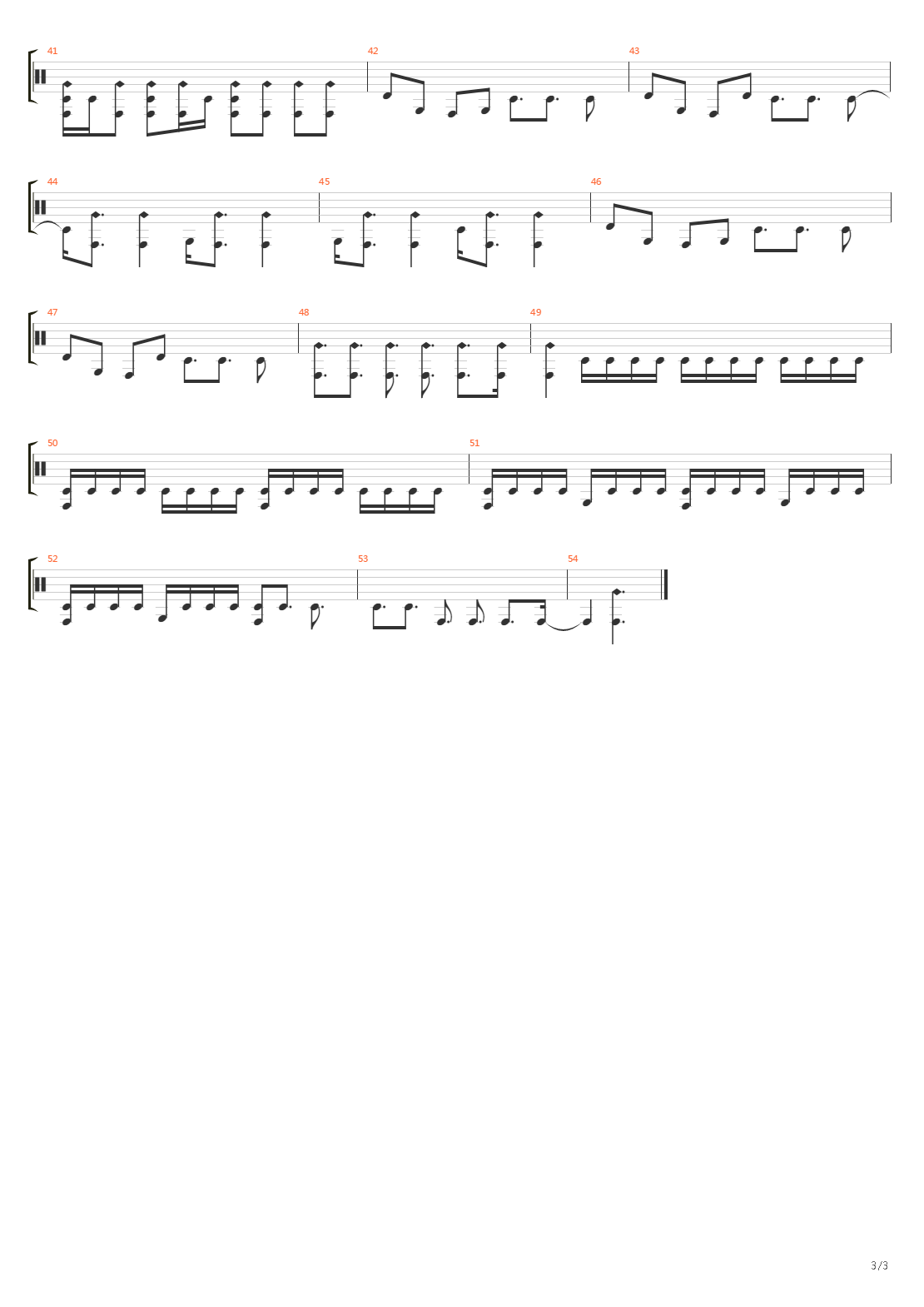 Drum Solo吉他谱