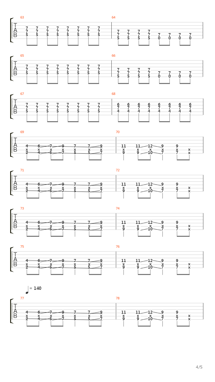 Easy Target吉他谱