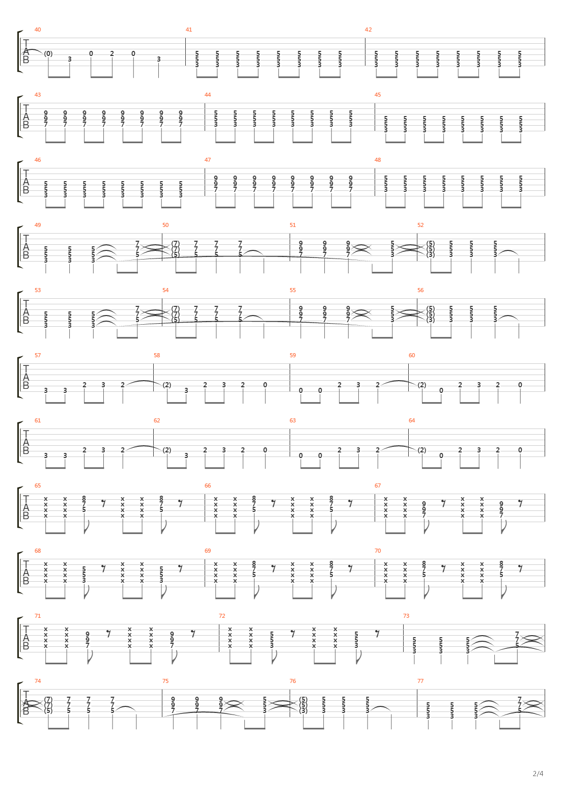 man overboard吉他谱