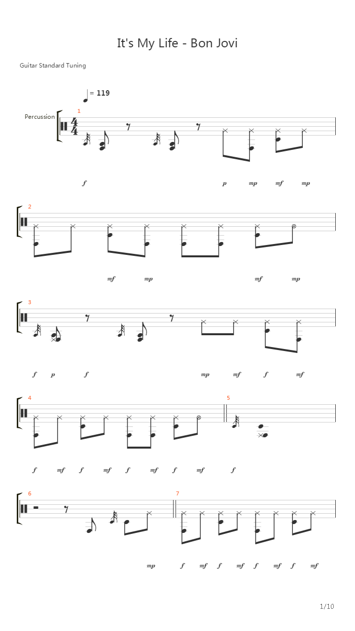 It's My Life (11)吉他谱