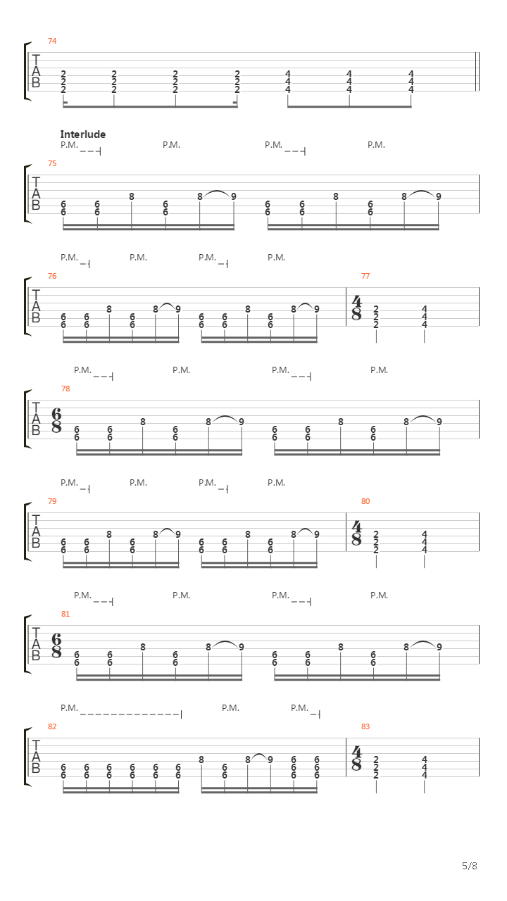 All These Things I Hate吉他谱