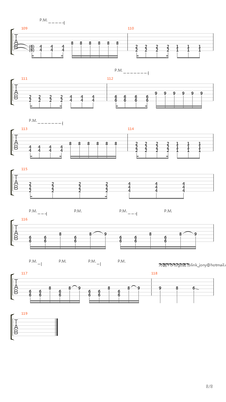 All These Things I Hate吉他谱