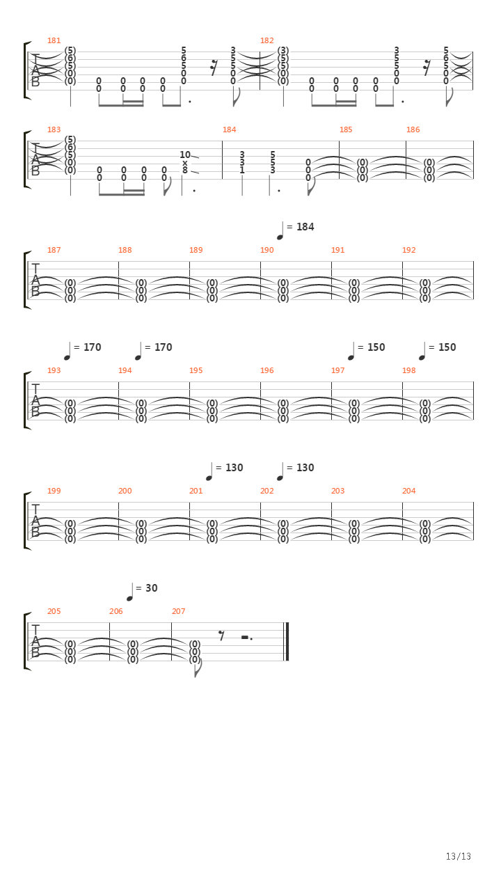 Hearst Burst Intro Fire吉他谱