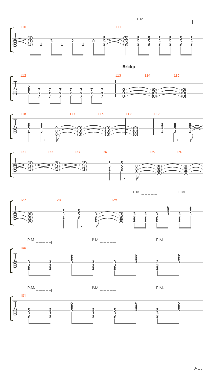 Hearst Burst Intro Fire吉他谱