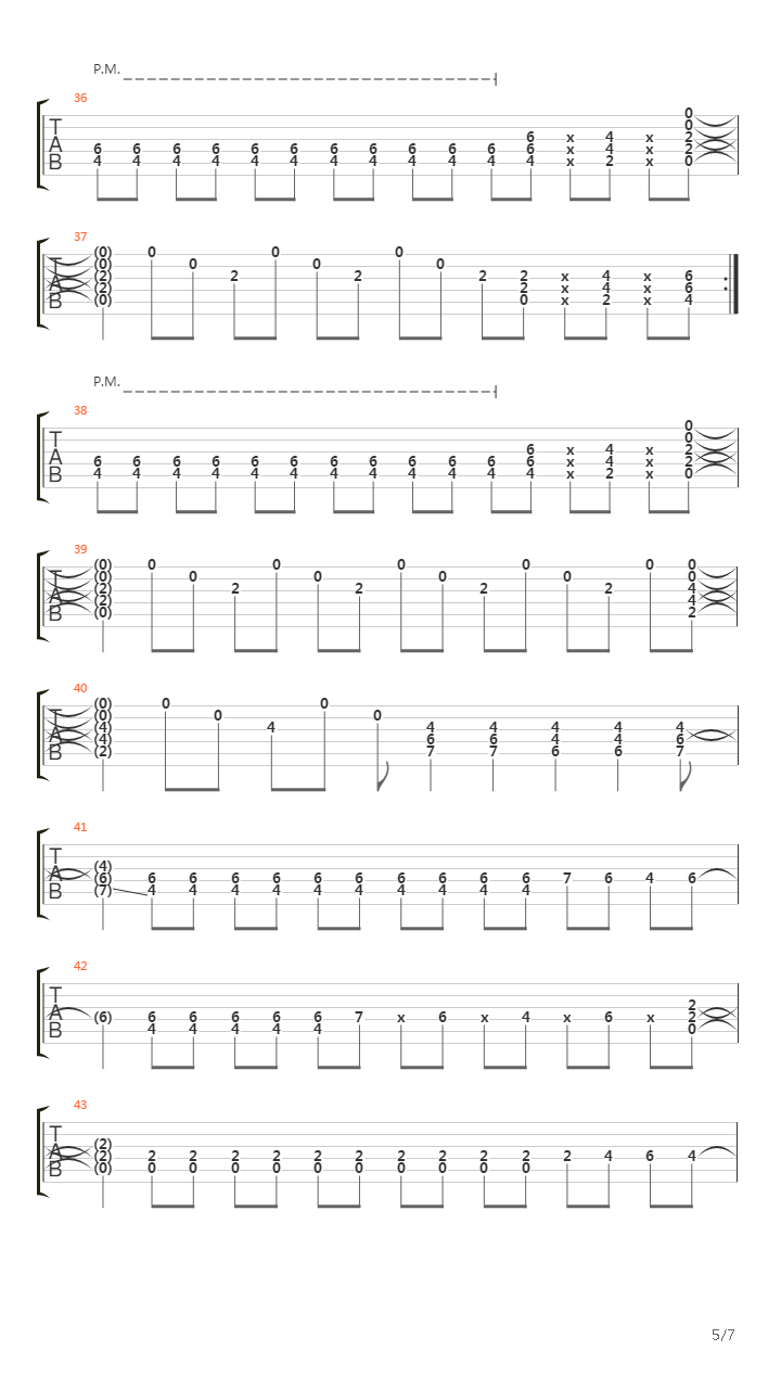 Road To Nowhere吉他谱