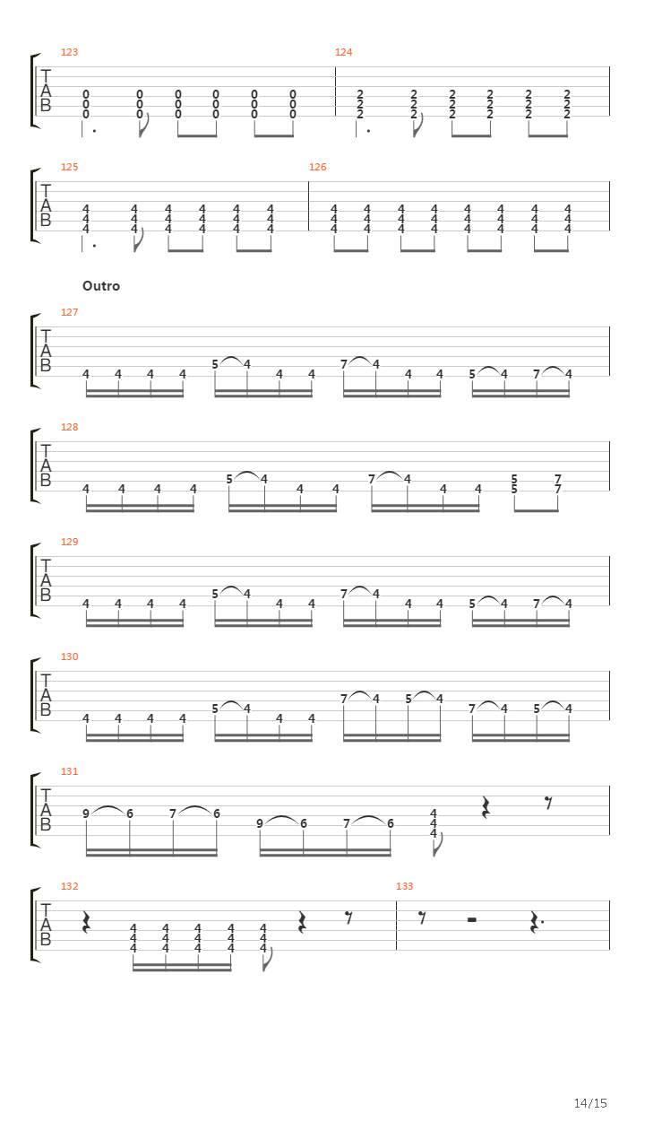 Waking The Deamon吉他谱