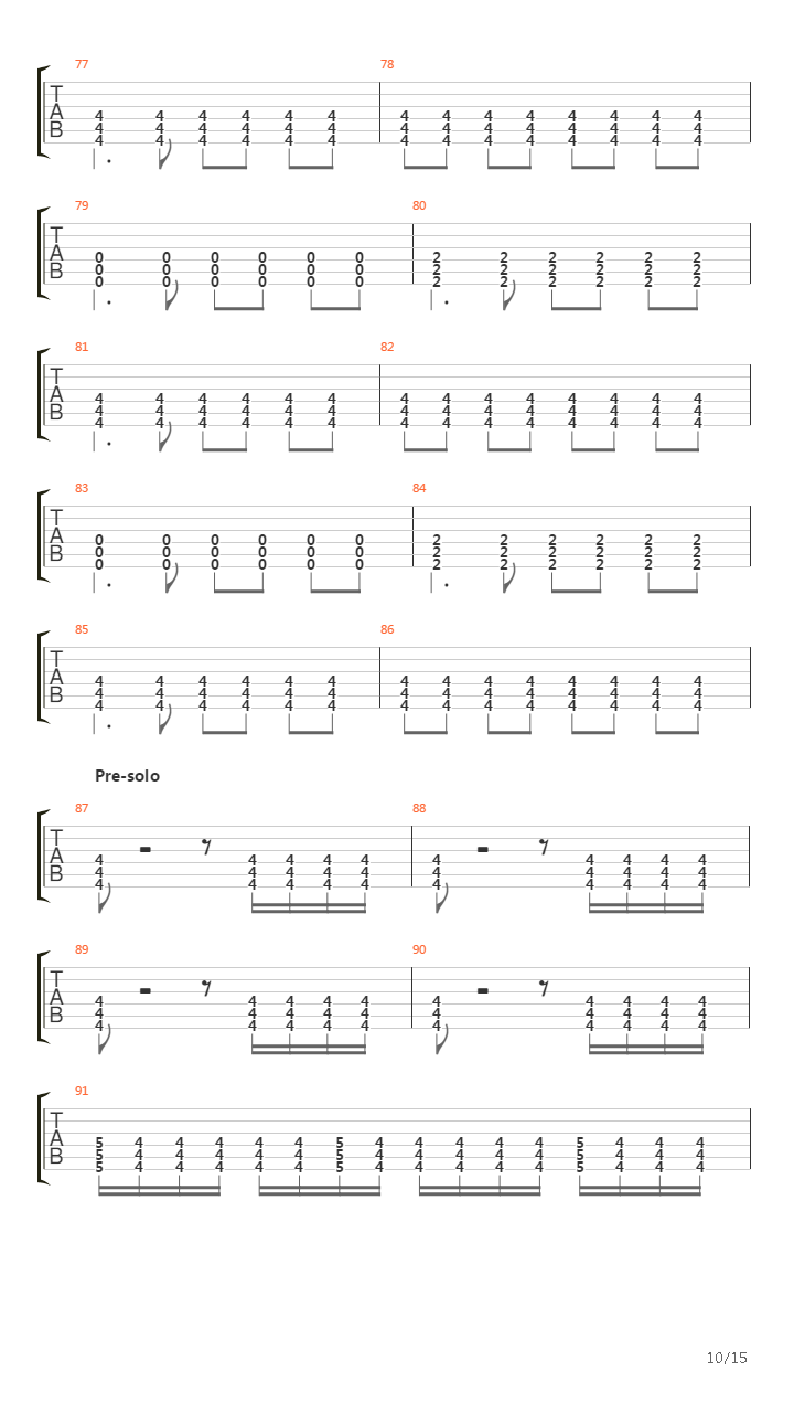 Waking The Deamon吉他谱