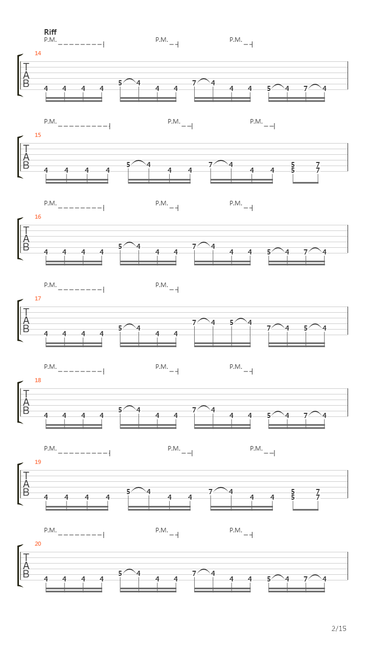 Waking The Deamon吉他谱