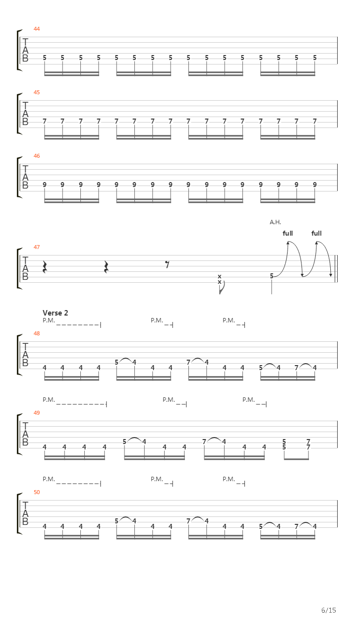 Waking The Deamon吉他谱