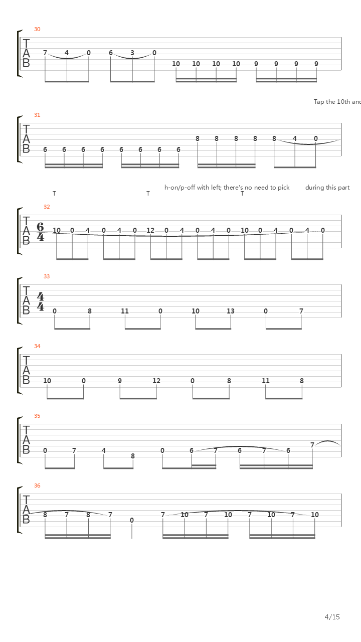 Bent Backwards And Broken吉他谱