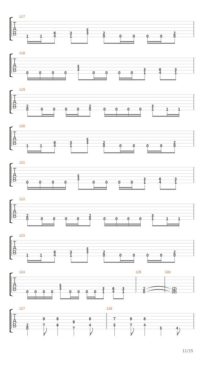 Corporeal Jigsore Quandary吉他谱