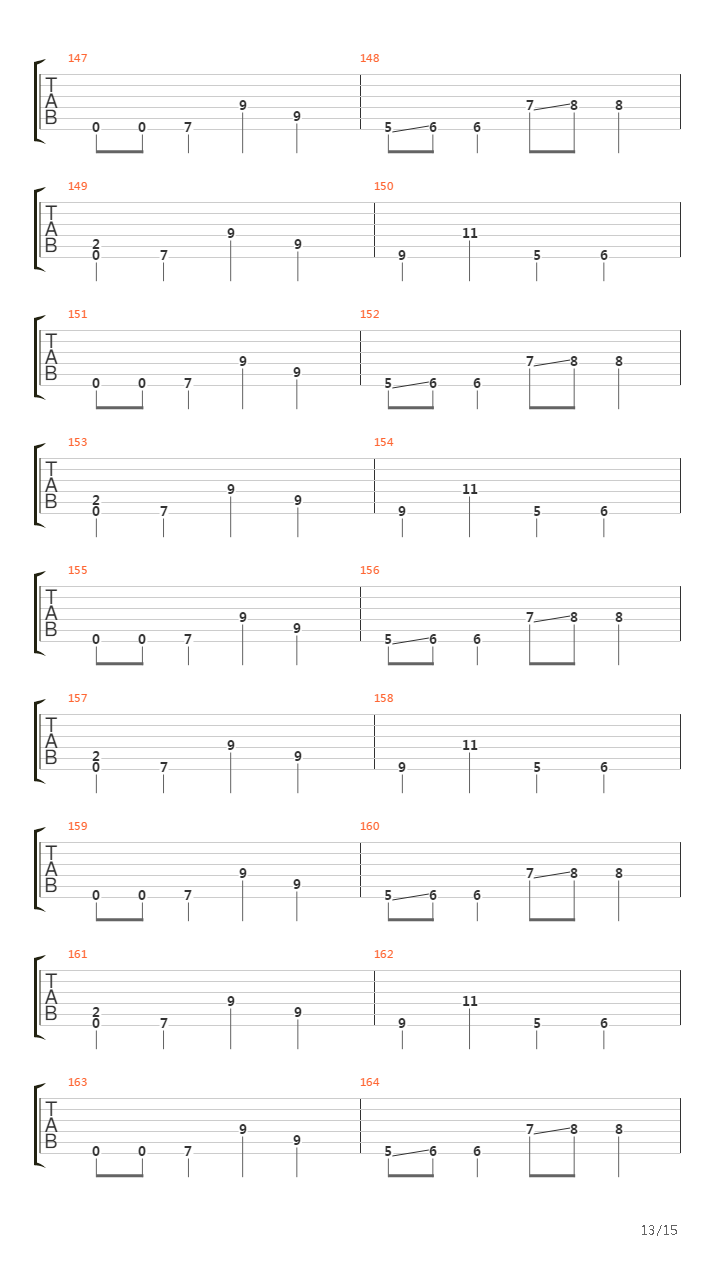 Corporeal Jigsore Quandary吉他谱