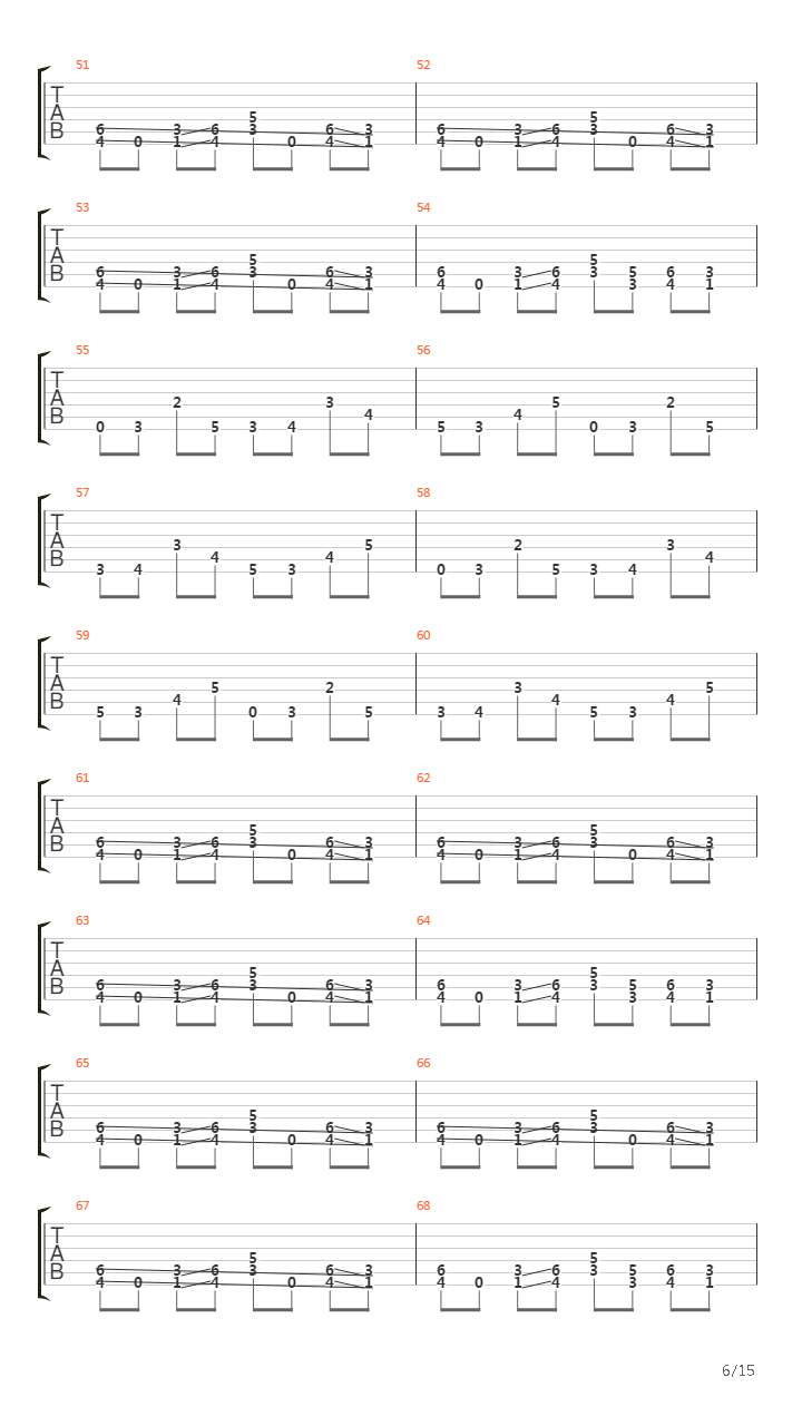 Corporeal Jigsore Quandary吉他谱