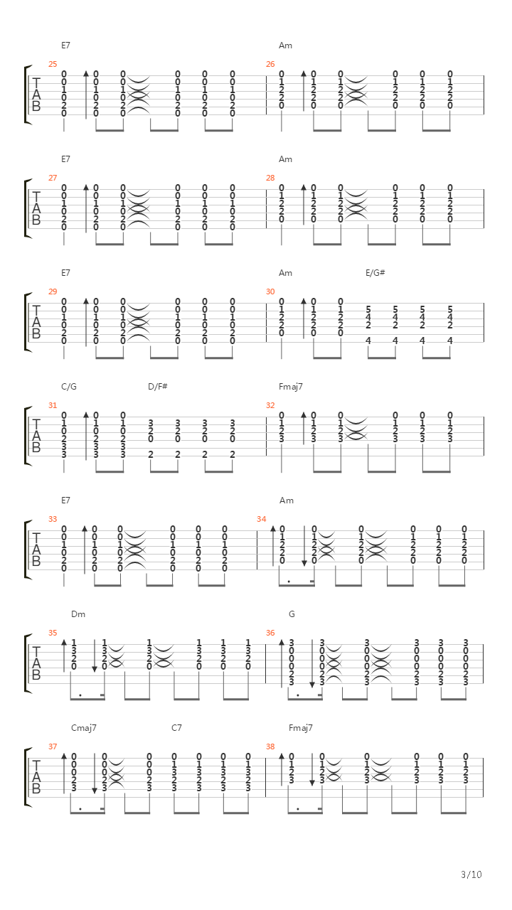 El Farol吉他谱