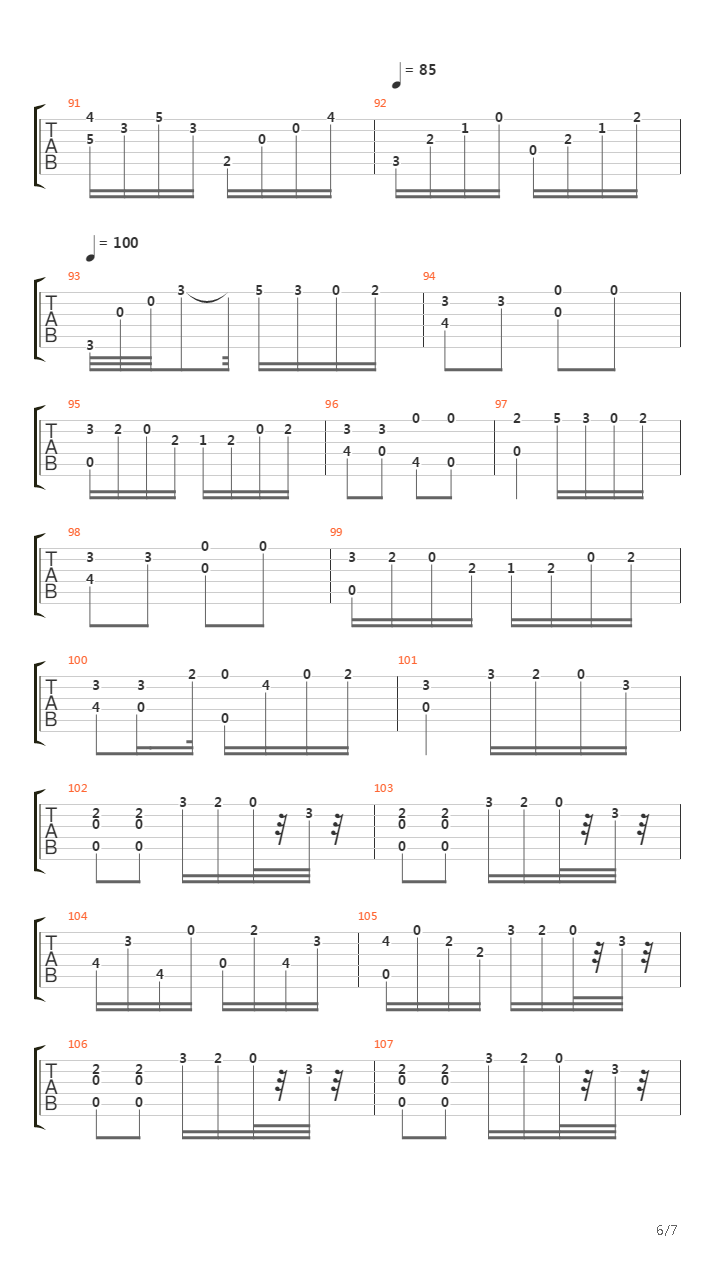 Allegretto Op5 No_12吉他谱