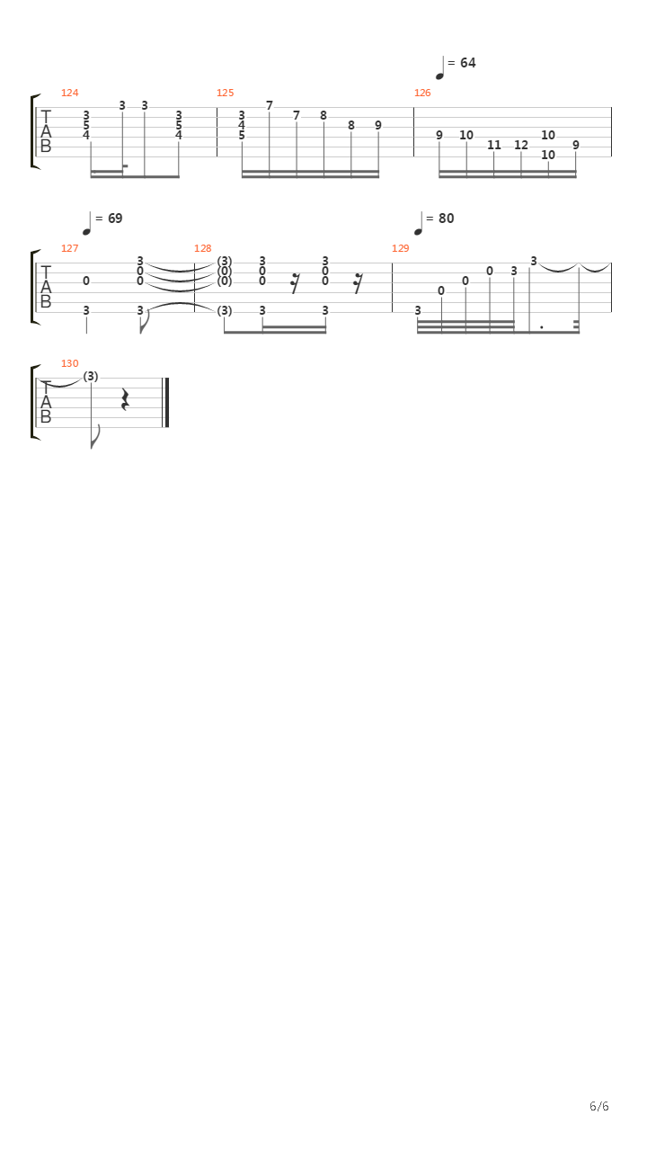 Andante Grazioso Opus 5 No. 8吉他谱