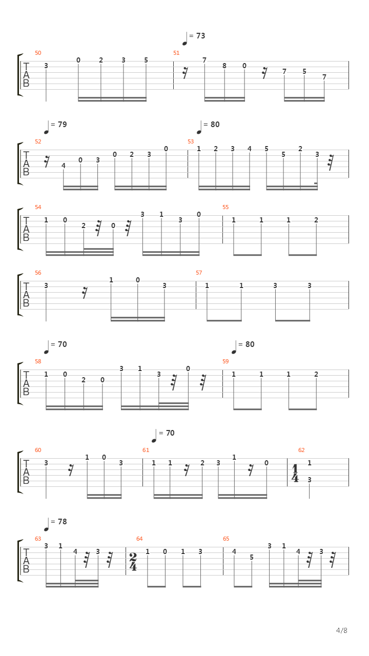 Rondo Op 1吉他谱