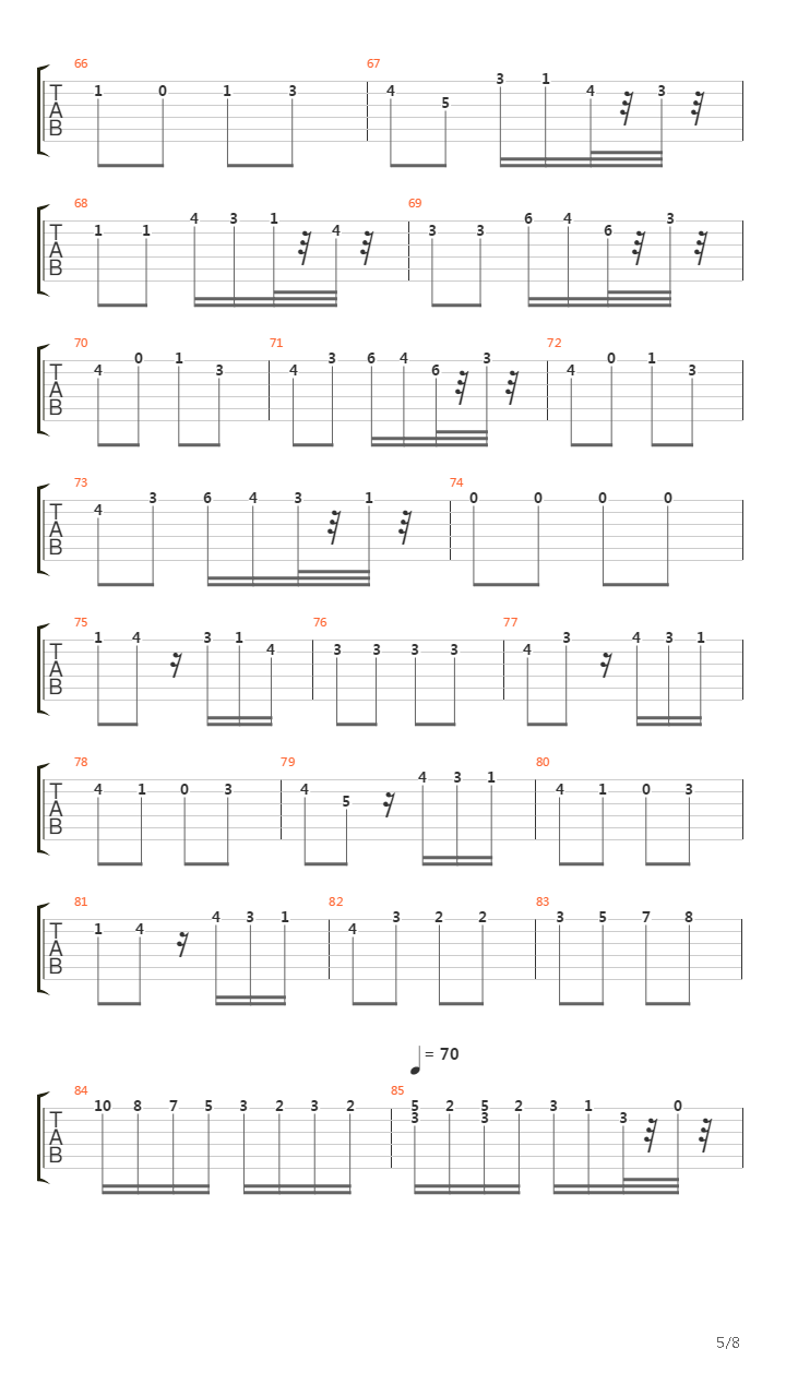 Rondo Op 1吉他谱