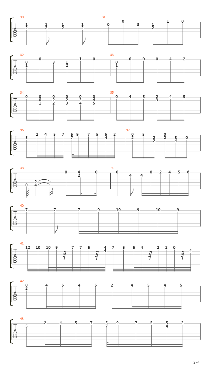 Sonatina III Op1 Andante Graciozo吉他谱