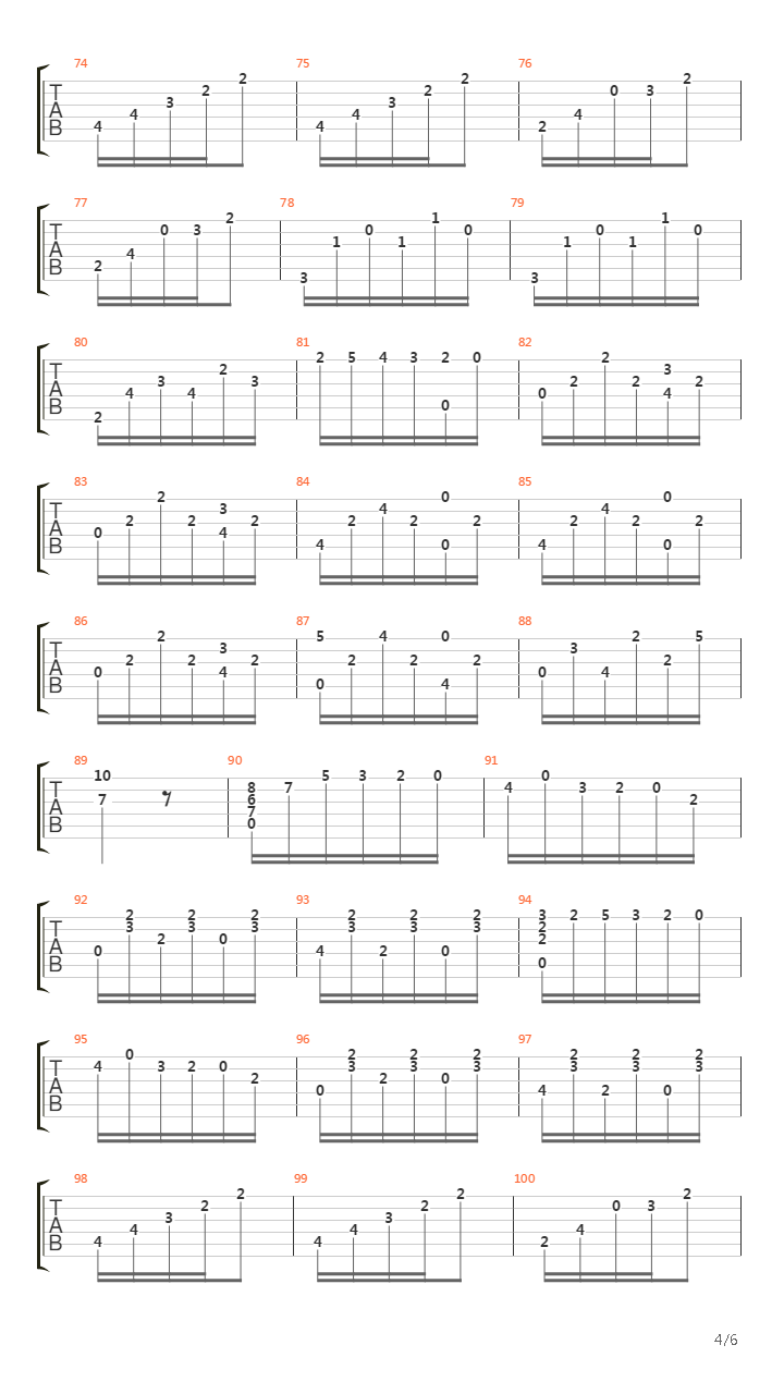 Valse Op4 No4吉他谱