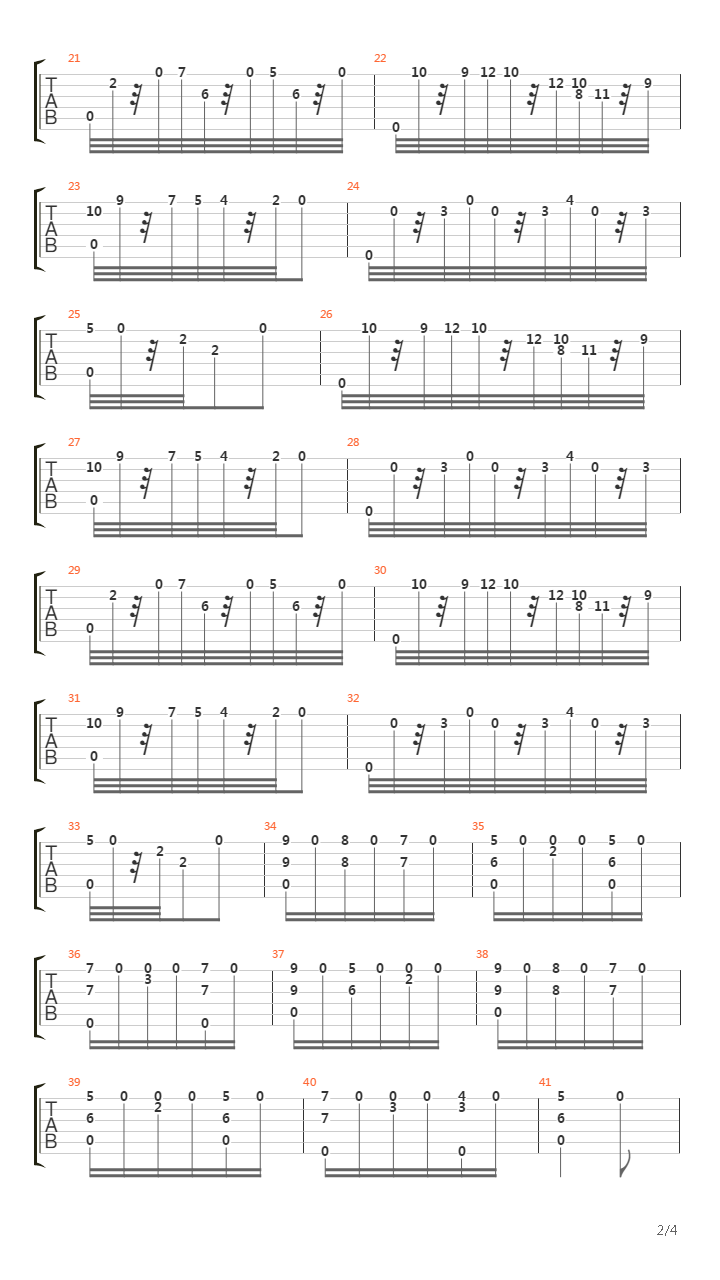 Valse Op4 No5吉他谱