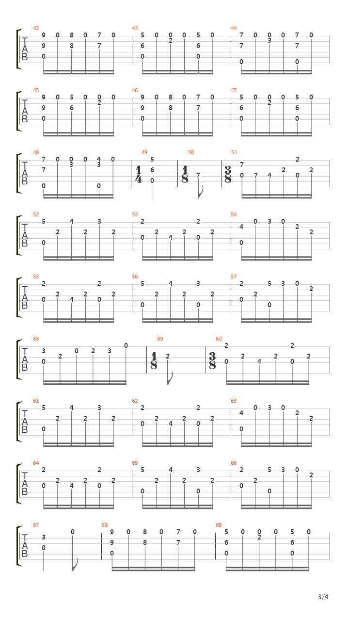 Valse Op4 No5吉他谱