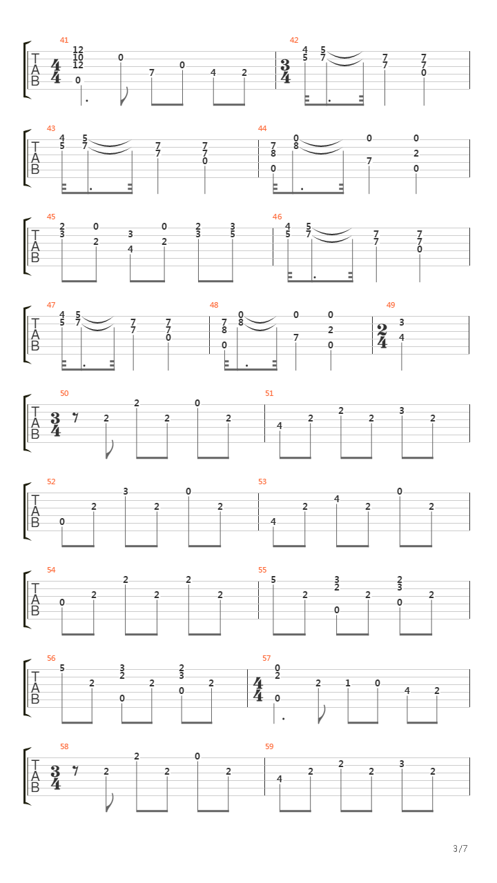 Valse Op4 No6吉他谱