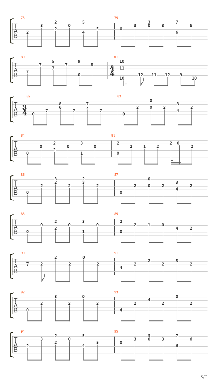 Valse Op4 No6吉他谱