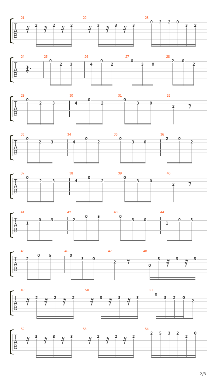 Valse吉他谱