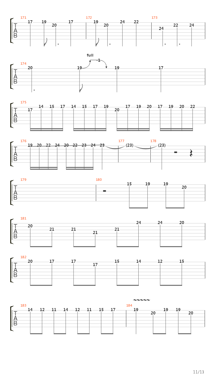 Downfall (piano version)吉他谱