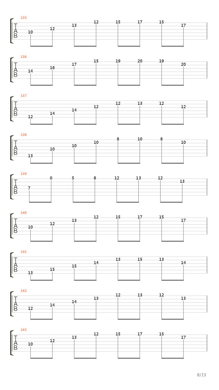 Downfall (piano version)吉他谱