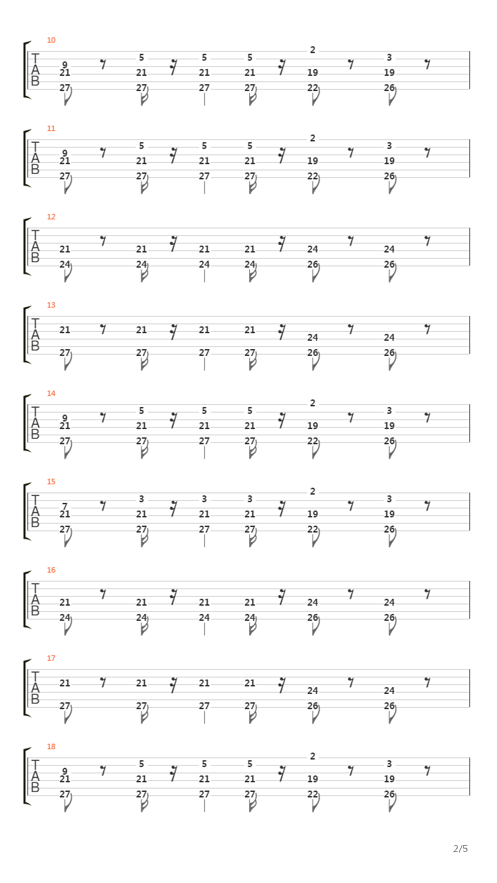 Hidden Keyboard Solo (Something Wild)吉他谱