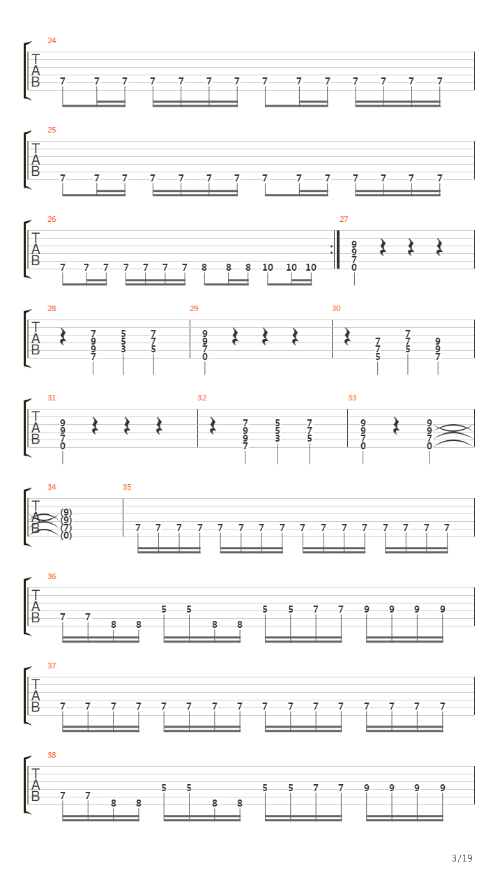 The Nail吉他谱