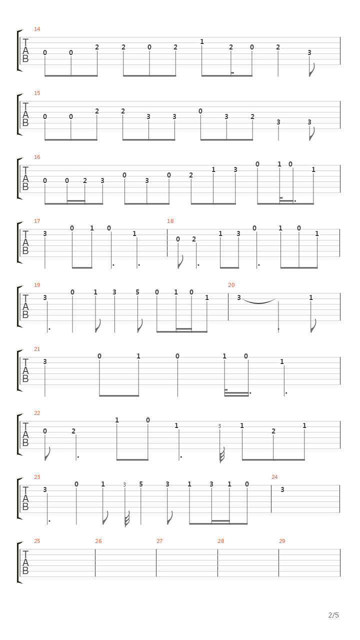 A Celtic Lore吉他谱