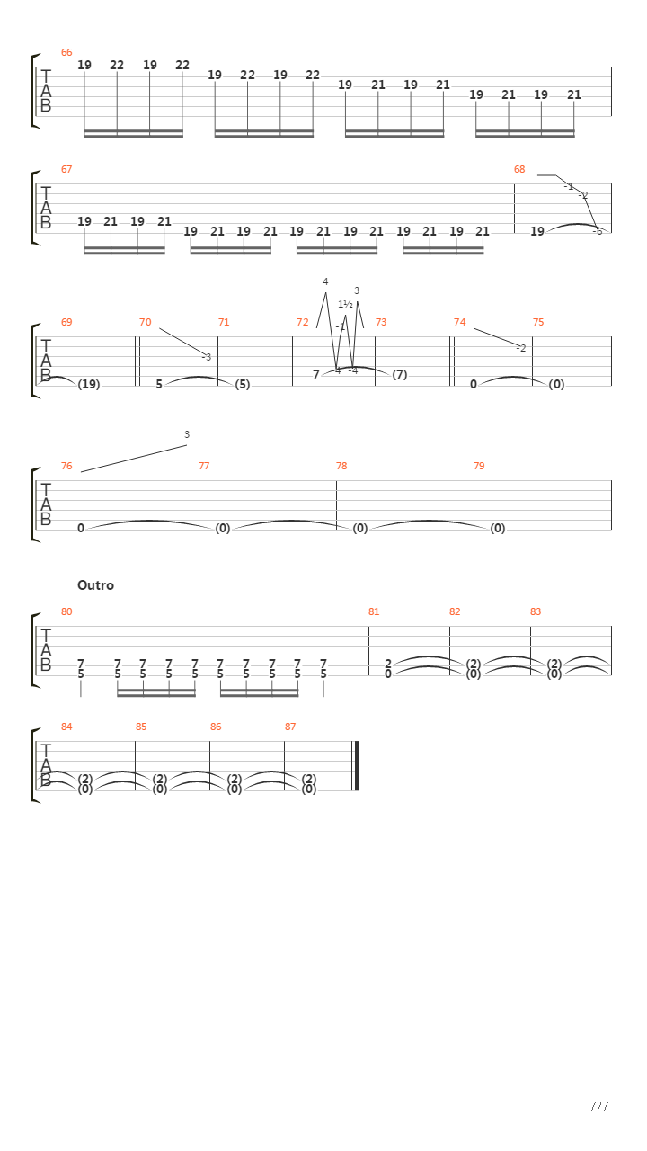 Ritual吉他谱