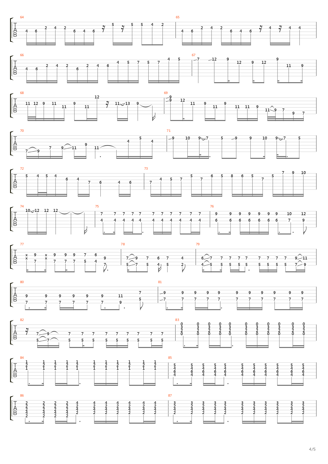 Union吉他谱