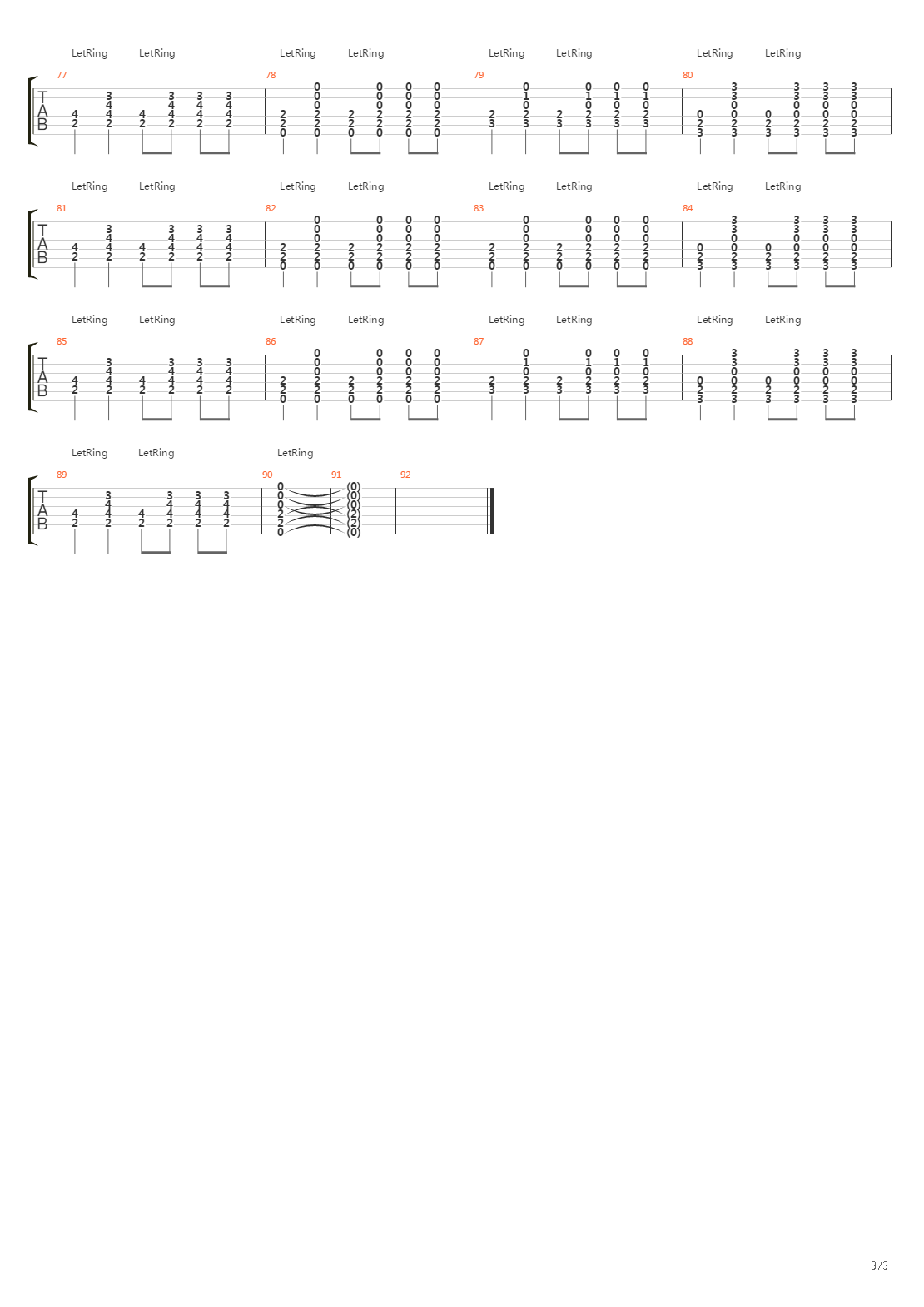 Belladonna吉他谱